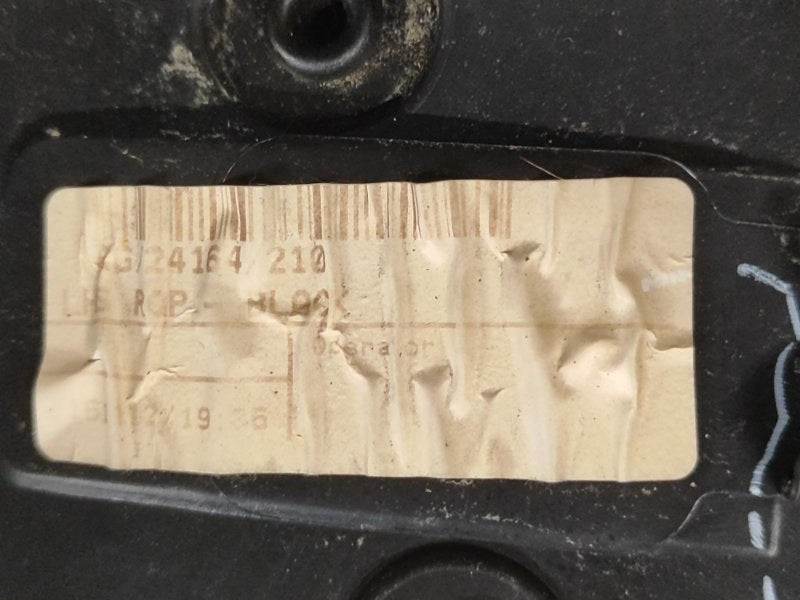 Door map MINI COOPER S R56 06-14 2012 Rear Left