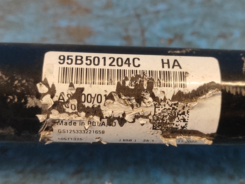 Rear-wheel drive PORSCHE MACAN 18-22 2022 Right