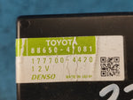 Stove control unit TOYOTA PRIUS - 30 09-17 2009-2017