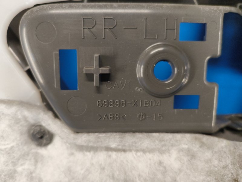 Door map TOYOTA PRIUS - 30 09-17 2009-2017 Rear Left