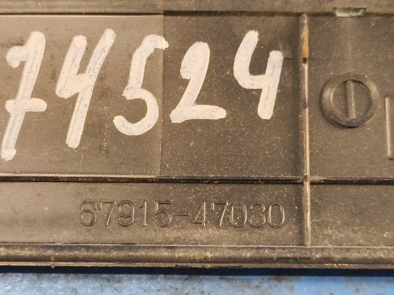 Inner threshold trim TOYOTA PRIUS - 30 09-17 2009-2017 Rear