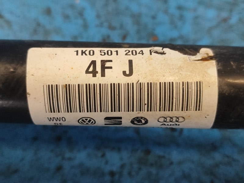 Rear-wheel drive VOLKSWAGEN TIGUAN 08-17 2012 Right