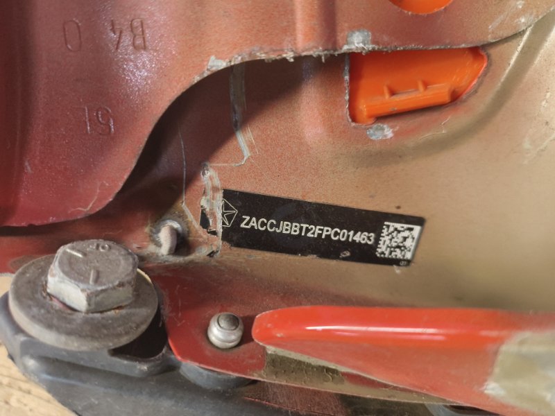 Front wing JEEP RENEGADE (BU) 14- 2015 Right