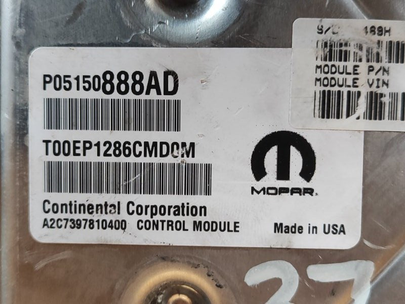 Engine control unit CHRYSLER PACIFICA 16-20 2017
