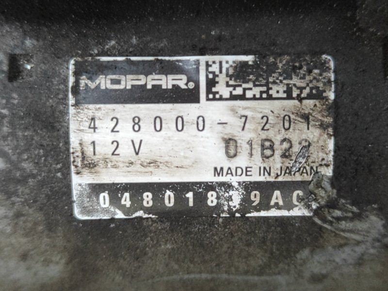 Starter DODGE JOURNEY 08-20 2008-2020