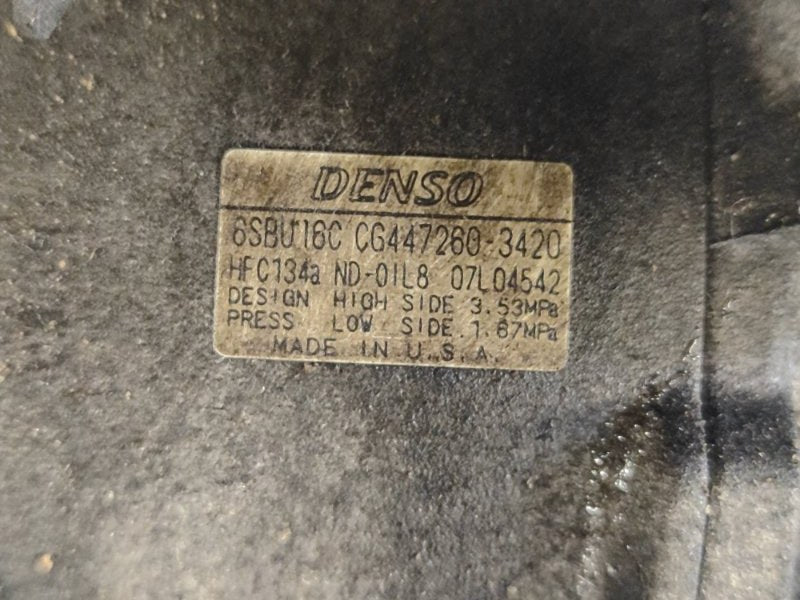 Air conditioning compressor TOYOTA CAMRY 40 06-11 2008