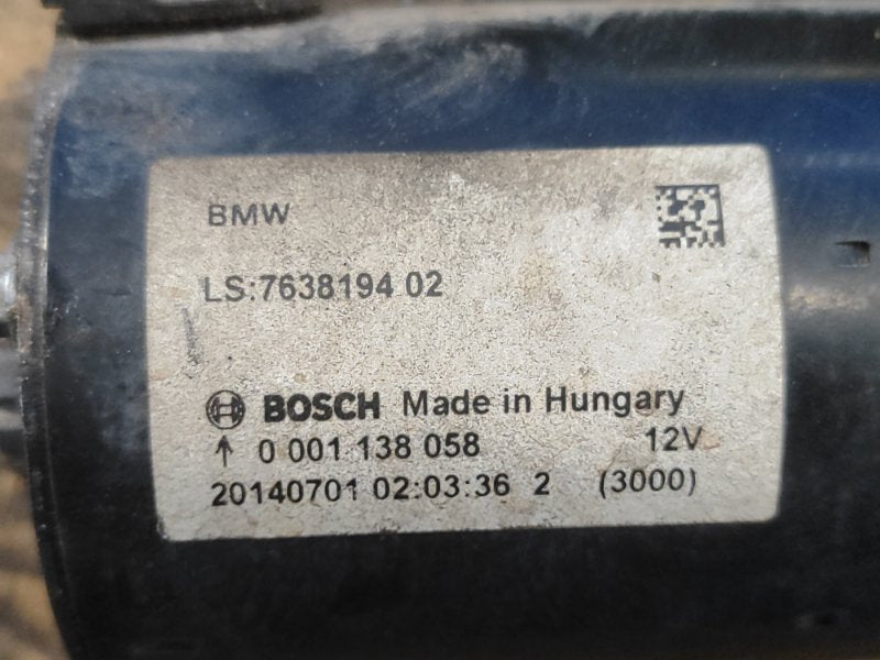 Starter BMW X1 E84 09- 2015