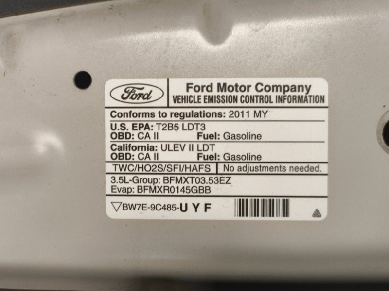 Hood FORD EXPLORER 10-20 2012
