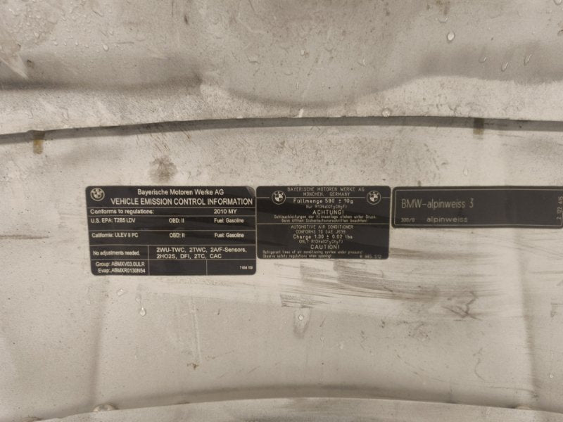 Hood BMW 3 SERIES (E90-E93) 2005–2014 2011