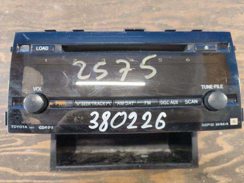 Radio tape recorder TOYOTA PRIUS - 20 03-11 2008