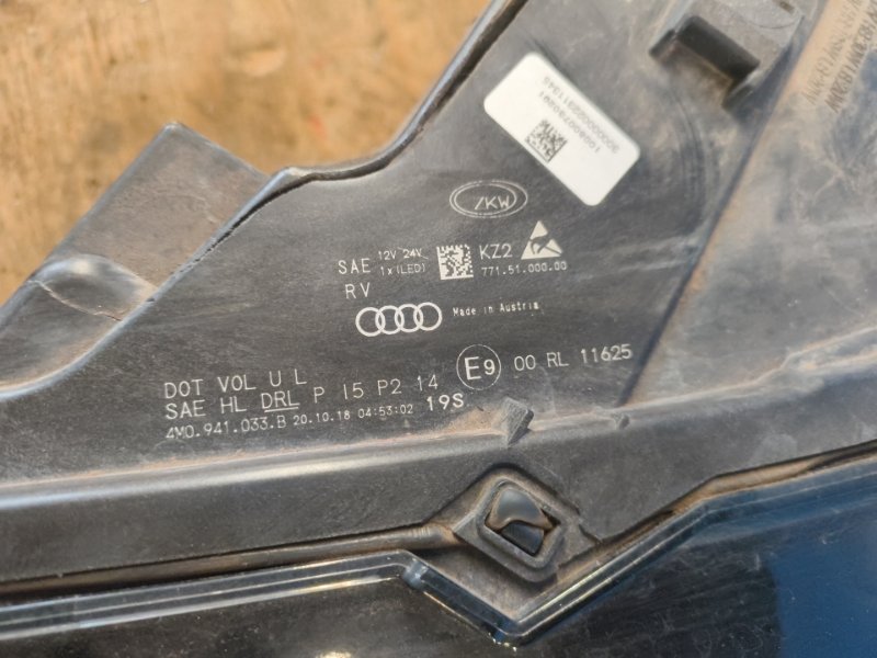 Headlight AUDI Q7 15-19 2018 Left