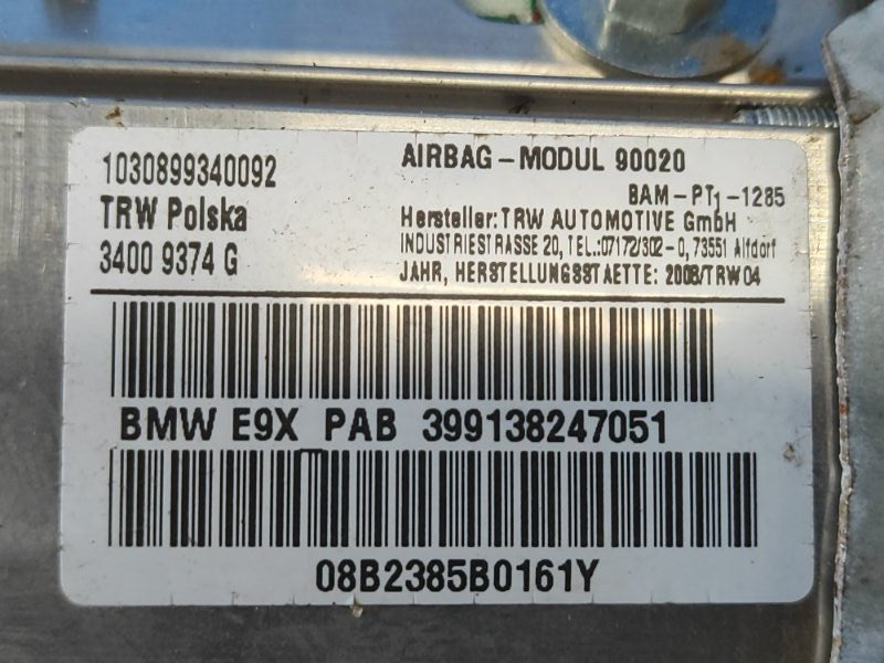 Passenger airbag BMW 3 SERIES (E90-E93) 2005–2014 2009