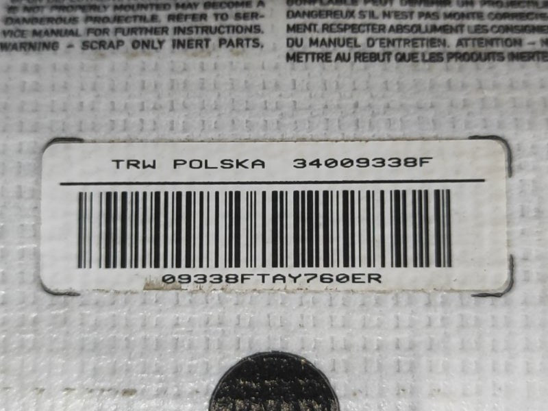 Passenger airbag BMW 3 SERIES (E90-E93) 2005–2014 2009