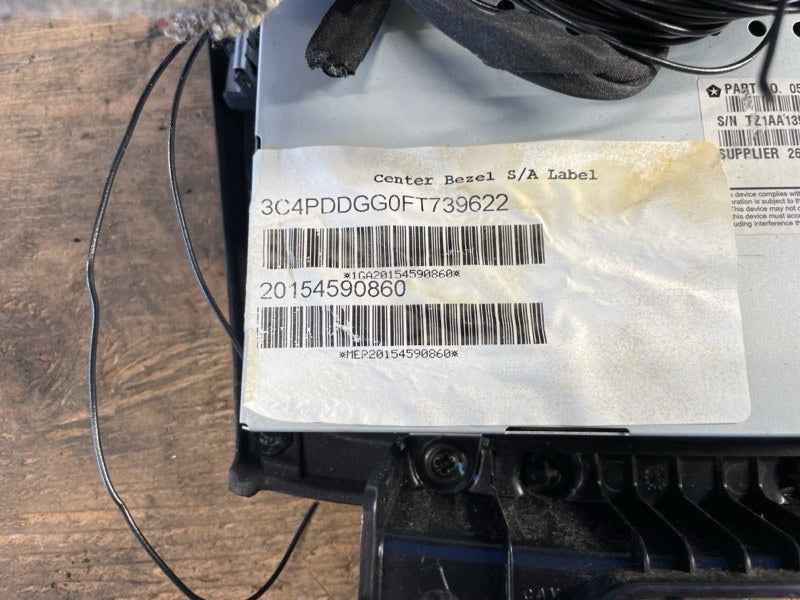Monitor DODGE JOURNEY 08-20 2015