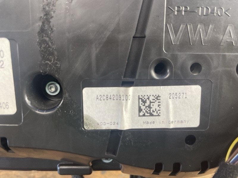 Dashboard AUDI A3 (8V) 12–17 2014