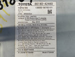 Radio tape recorder TOYOTA RAV4 13-19 2016