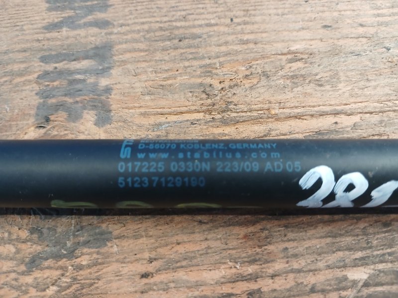 Hood shock absorber BMW 3 SERIES (E90-E93) 2005–2014 2010