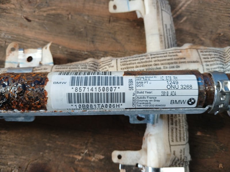 Airbag (curtain) BMW X5 (E70) 07-13 2011 Right